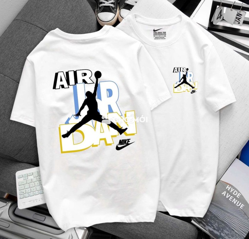 Áo thun Nike Air Jordan Cotton trắng
