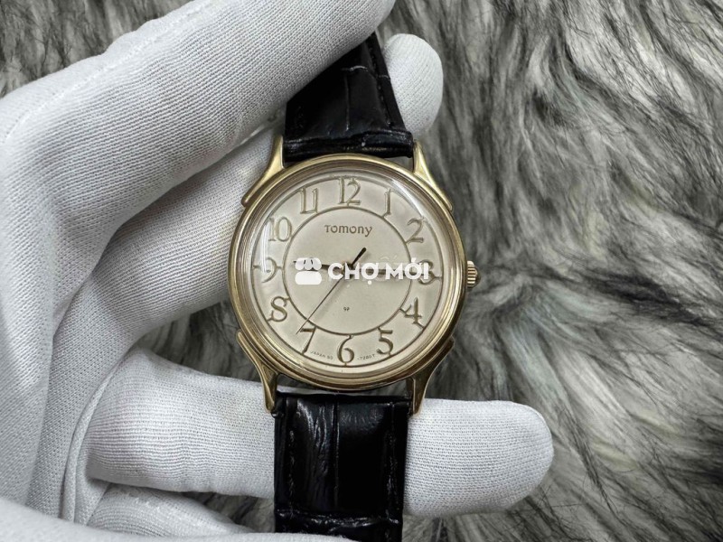 Đồng hồ Tomony Nam bọc vàng 20 micron