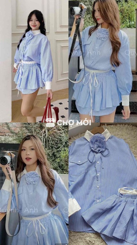 Set váy nữ vải mềm mại