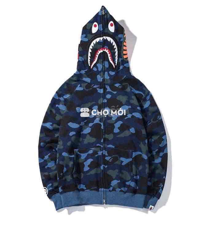 Áo khoác nam Rằn ri xanh