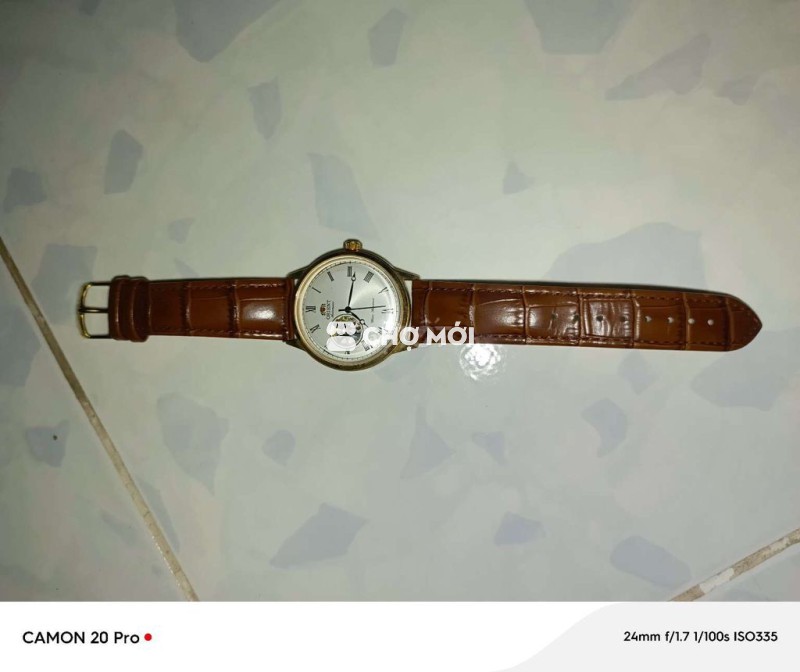 Đồng hồ Orient dây Da Nâu Nam