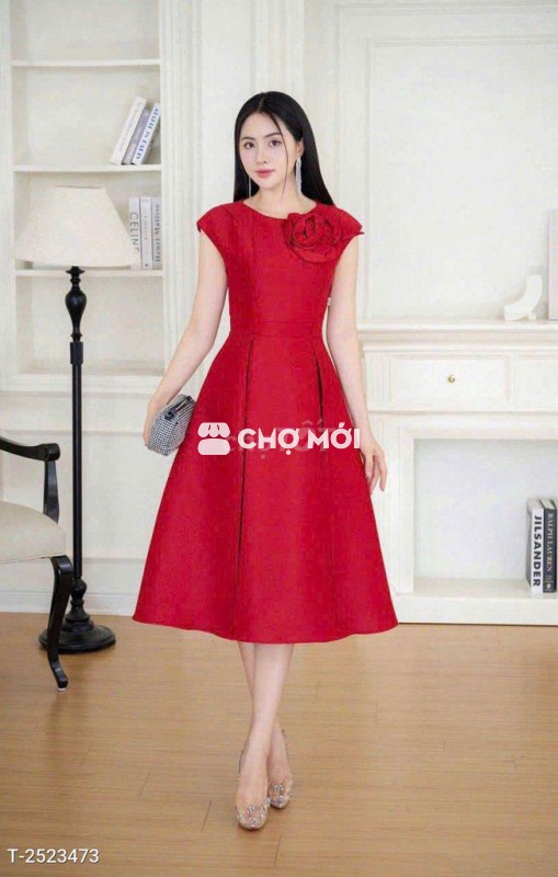 Đầm xòe Nữ Thun mango