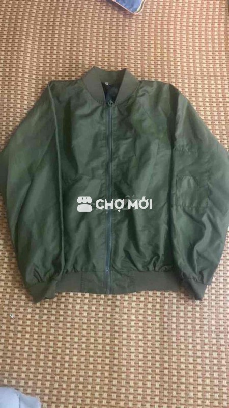 Áo khoác vải bền Xanh rêu