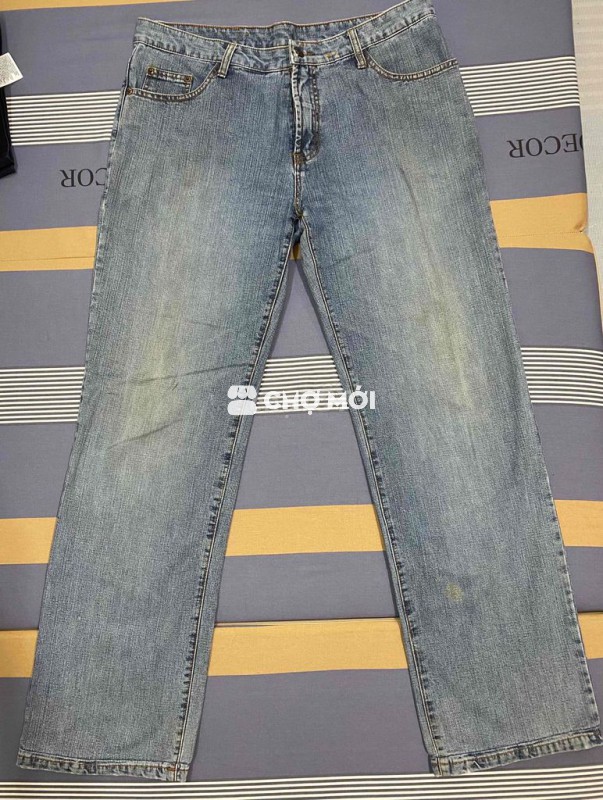 Quần jean Levis 501 nam Cotton size 34