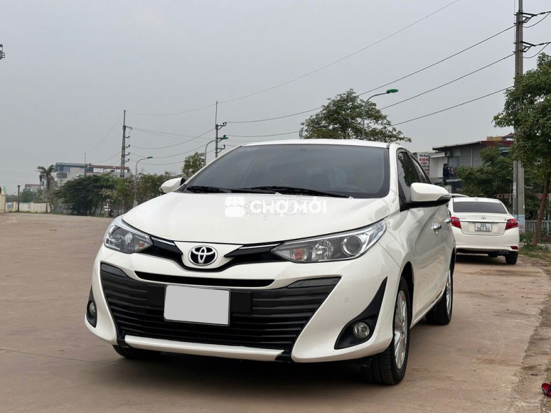 Toyota Hà Đông bán Vios 2020 1.5G Trắng nt Kem