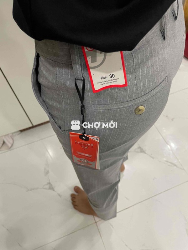 Quần âu nam vải mềm mại size 30
