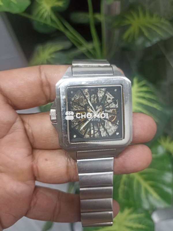 Đồng hồ Nhật automatic mặt vuông độc lạ có síp GL