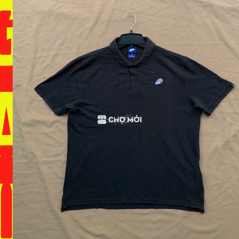 💥Áo thun polo NIKE - đen - sz 2XL 77-84kg