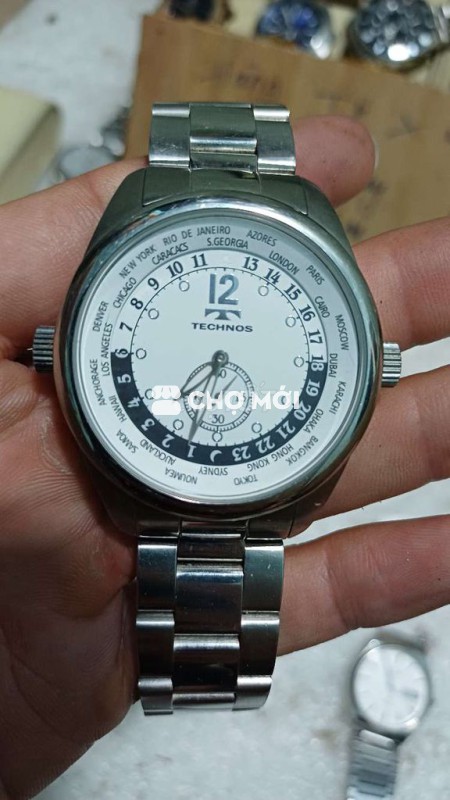 Đồng hồ Technos Nam Thép không gỉ