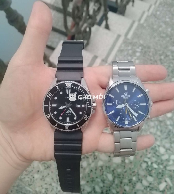 Bán 2 em Casio và Edifice đều size 44, như mới