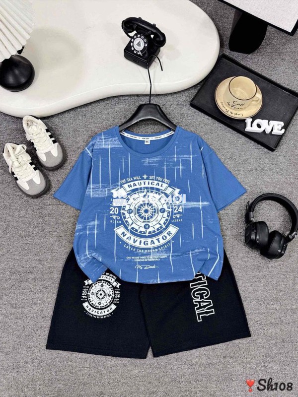 #129k_kkk #Sét bộ hè cho bé trai (sz 30kg - 50kg)