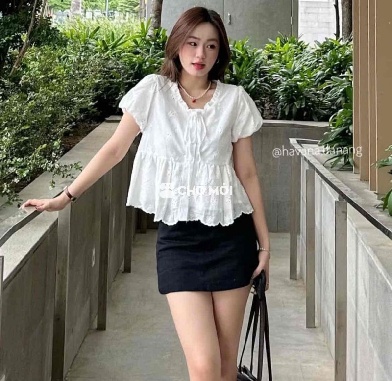 Áo babydoll AIMEE Thô boil Nữ