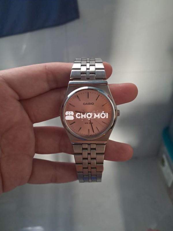Đồng hồ Casio MTP B145D màu Hồng