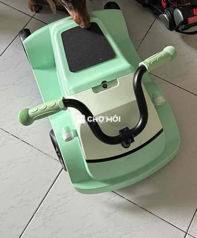 Xe chòi chân Microlino Xanh bạc hà