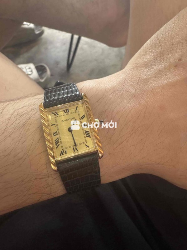 Đồng hồ Sandoz tank solo cơ cót tay