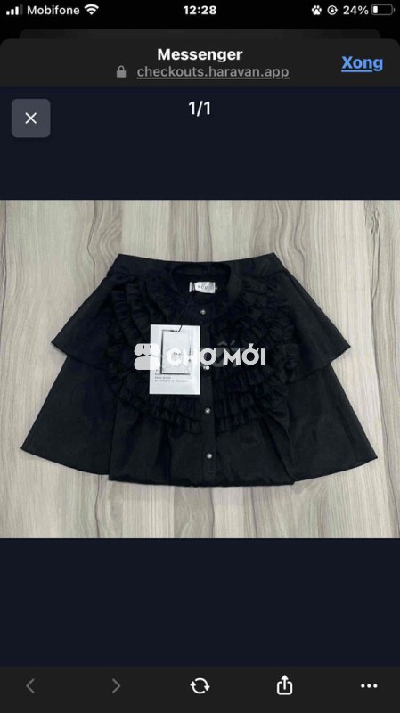 set váy tơ vải mềm mại