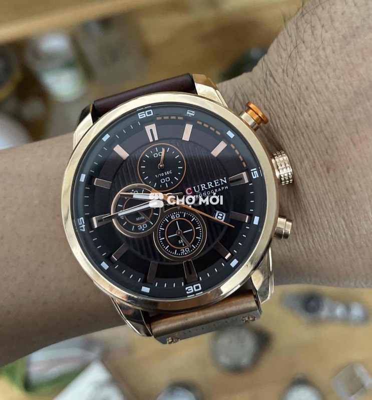 Đồng hồ CURREN Nam dây da Mới 99%