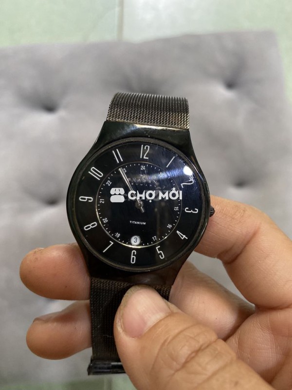 Đồng hồ Skagen 233XLTTMB Titanium Đen Nam