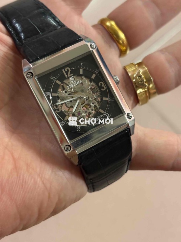 Đồng hồ Festina 6751 Nam Thép Đen