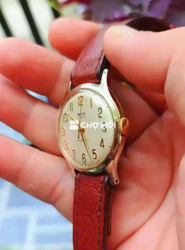 Đồng hồ cơ cổ xưa vàng đẹp size 35mm