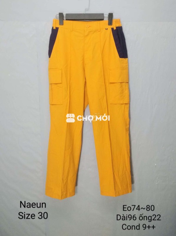 Quần cargo nam dày dặn size 30