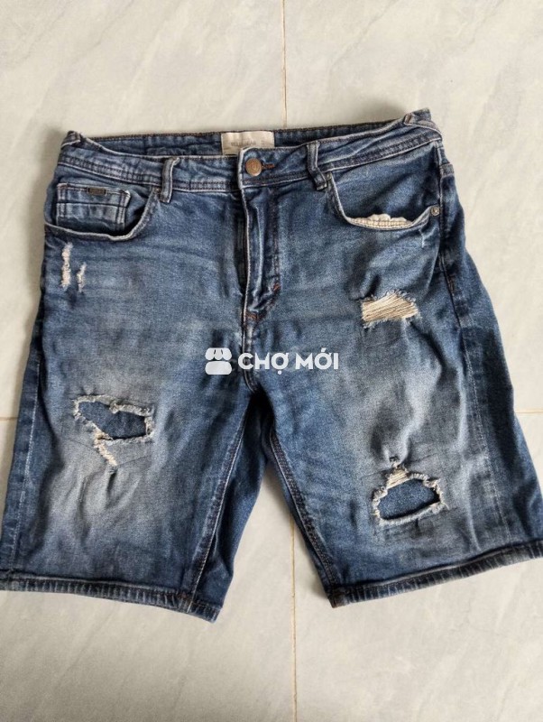 Quần short jean Pull&Bear Nam size 31
