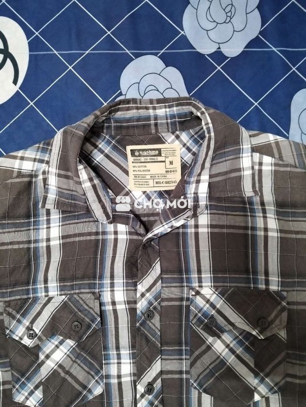 Áo sơ mi nam Machine Cotton size M