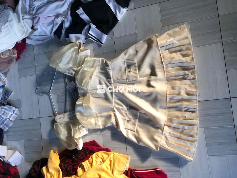 Đầm dự tiệc Nữ size L màu Kem