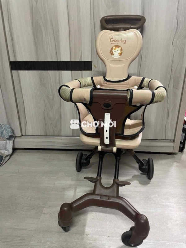 Xe đẩy em bé Goo.by Nâu, Kem