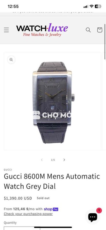 Đồng hồ Gucci  automatic chính hãng