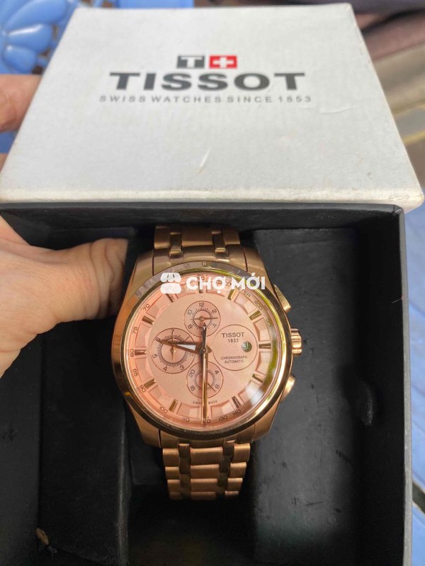 Đồng hồ Tissot Nam Inox Vàng hồng