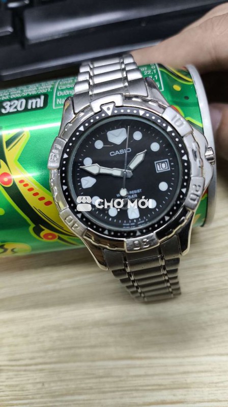 Đồng hồ Casio MD-520 Nam Thép Bạc