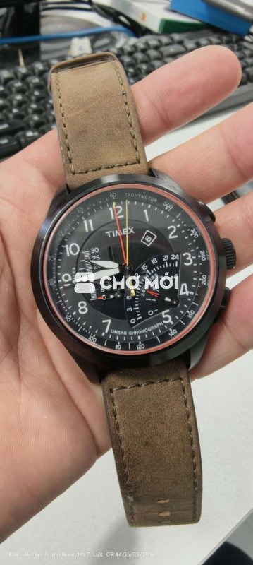 Đồng hồ Timex Intelligent Quartz Nam Dây da Nâu