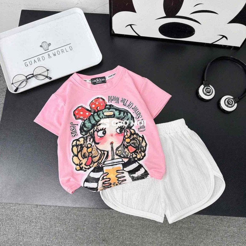 #79k_kkk #Sét bộ hình cô gái cho bé gái (sz 9kg -2