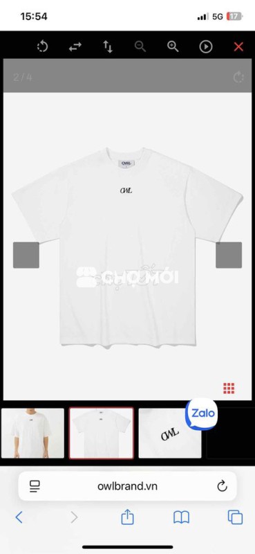 Áo thun Unisex size S Trắng Chưa sử dụng