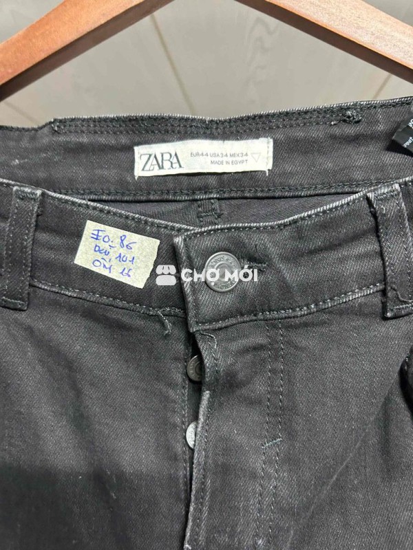 Quần jean nam Zara Jean Đen