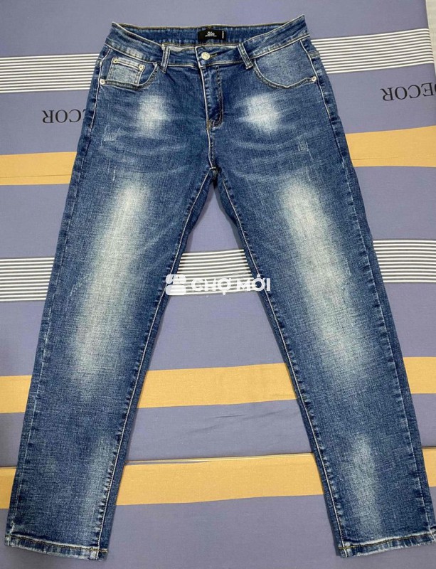 Quần Jean nam 360 Slim size 33 co dãn