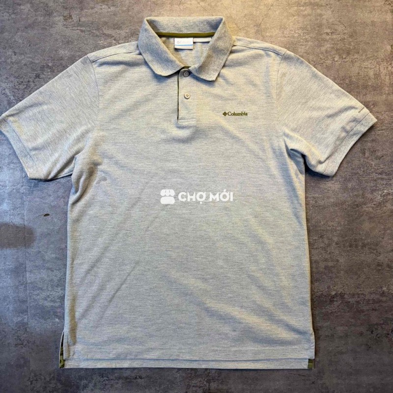 Áo polo Columbia nam Cotton pha size L 95%