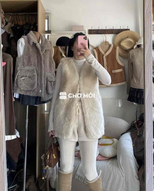 Áo khoác lông nữ Freesize