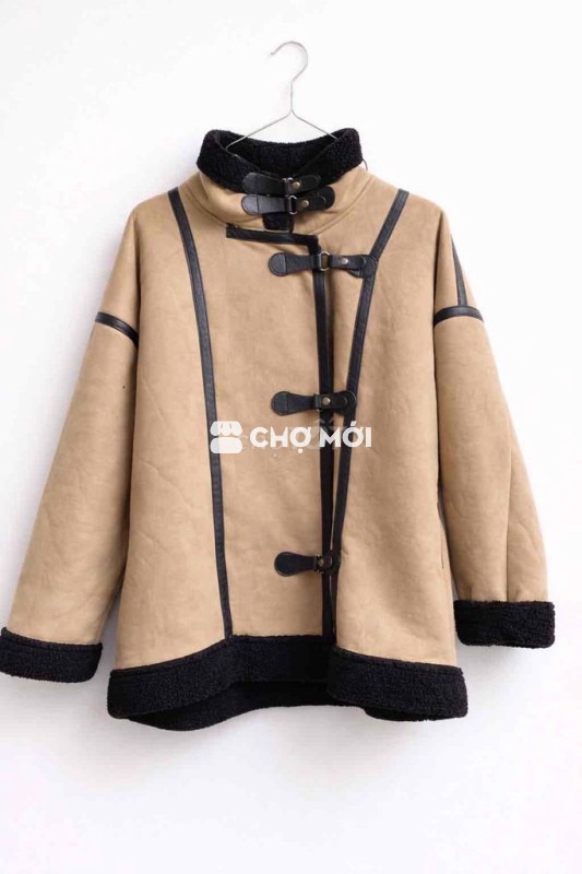 Áo khoác nữ Da lộn Lông size XL