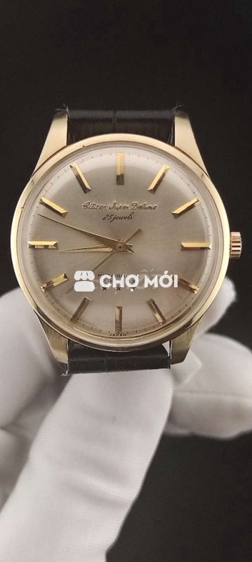 Đồng hồ Citizen Super Deluxe Nam Vàng
