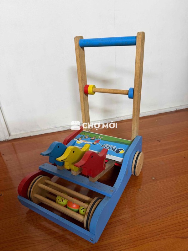 Xe tập đi gỗ nhiều màu đã sử dụng