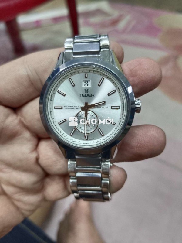 Đồng hồ Teder TD4130-KV Nam Bạc