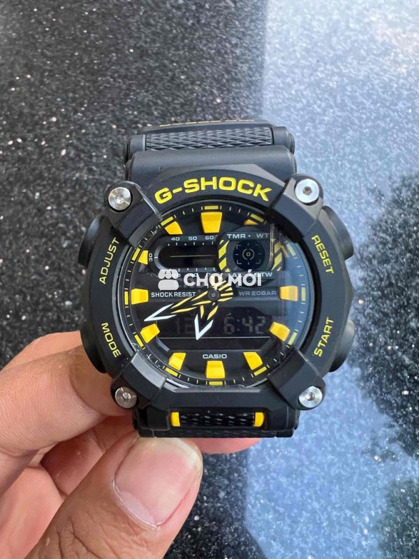 Đồng hồ Casio GA-900 Đen Vàng