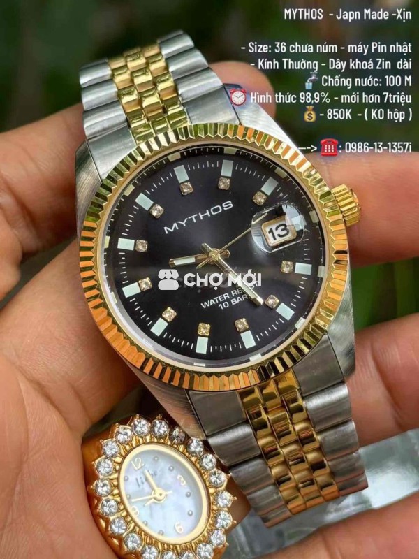 Đồng hồ MYTHOS Nam 36mm 98,9%