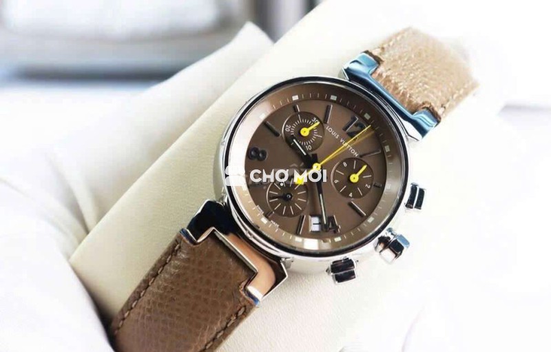 ĐH Nữ : Louis Vuitton Chronograph 6 Kim Siêu Đẹp