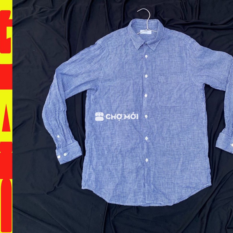 💥Áo sơ mi Uniqlo - sz 2XL 75-82kg - vải linen
