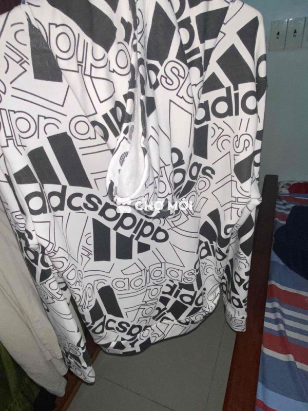 Áo hoodie Adidas Unisex vải nỉ size M