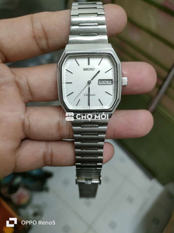 Đồng hồ Seiko Chronos Nam Thép Bạc