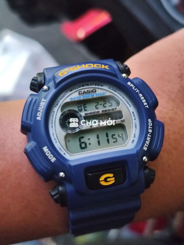 Đồng hồ Casio DW-9052 Nam Xanh